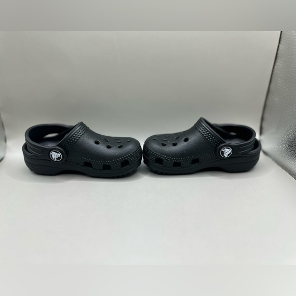 Baby/Toddler Black Clogs 7c - Picture 4 of 9